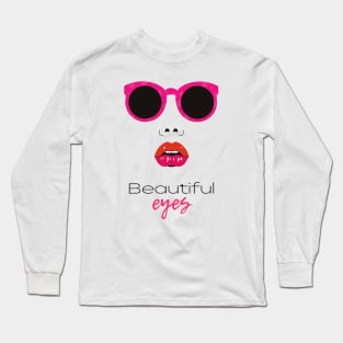 Beautiful Eyes // Original Fan Art Designs Long Sleeve T-Shirt